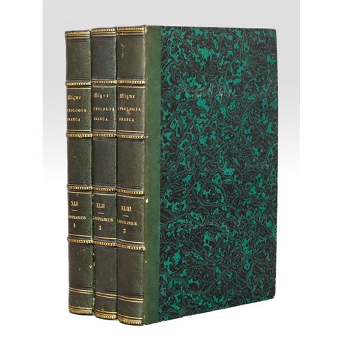 S.P.N. Epiphanii Constantiae In Cypro Episcopi, Opera Quae Reperirir Potuerunt Omnia. (3 Tomes - Complet). Patrologiae Cursus Completus. Series Grae