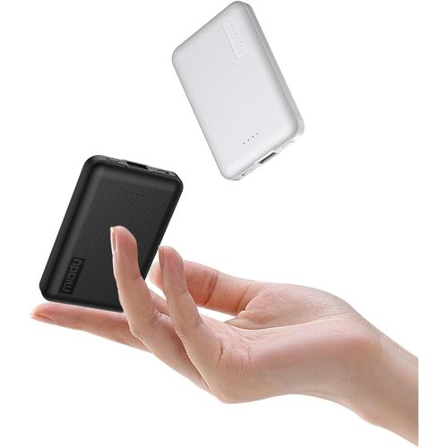 2pcs Mini Batterie Externe 5000mah De 2.4a Charge Rapide Usb C Power Bank Ultra Portable Chargeur Pour Iphone, Ipad, Galaxy, Huawei