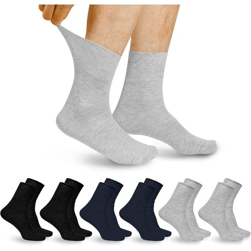 Diabetic Socks Men Women Mid Calf Diabetic Socks Seamless No Elastic Loose Diabetic Cotton Socks With Comfortable Padded Sole