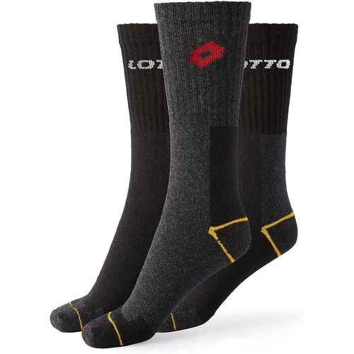 ,12 Pairs Mens Work Socks Cotton Super Breathable Durable Reinforced Toe And Heel Oeko-Tex Certified Black 6-8,Black,39