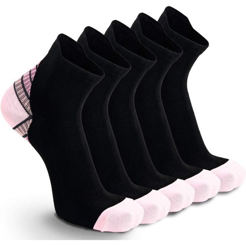 Pack Of 5 Pairs Of Running Socks For Women And Men,Lightweight Compression Socks For Fitness,Cycling,Handball,Traffic,Air Travel