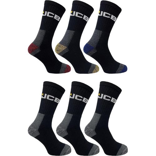 Mens Multipack Workwear Apparel Socks-Assorted Black-Uk 6-11 Eur 39-46