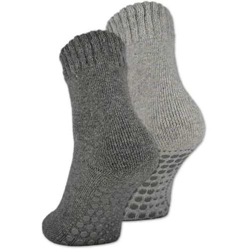 2 Pack 4 6 Pairs Wool Non Slip Socks For Men And Women