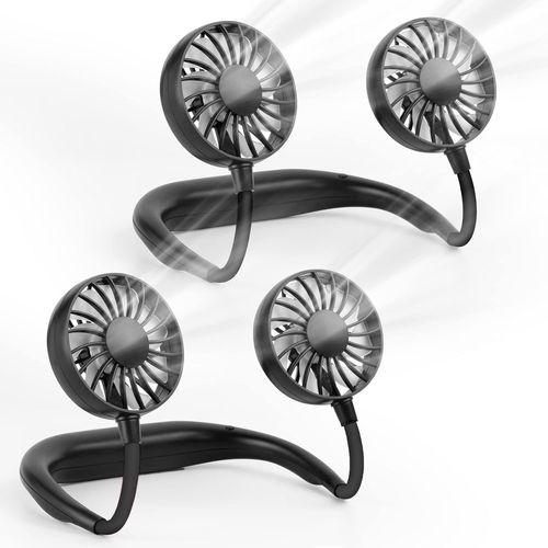 Portable Rechargeable Neck Fan For Women:Head Fan For Round Neck Cooling-Holiday Essential Neck Fans For Men Women