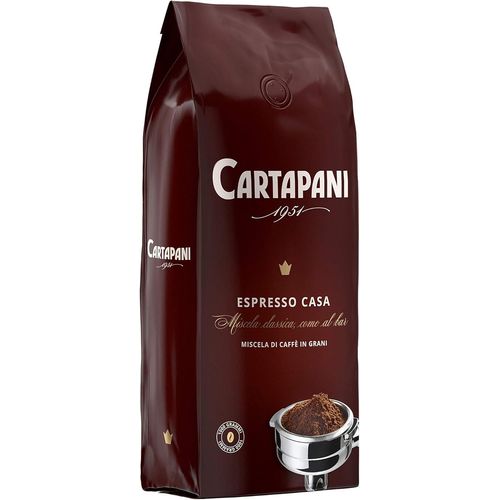 KGABERY-Cartapani Coffee,Espresso Casa Beans,Blend Of Fine Arabica And Robusta Coffees,For Coffee Machine,1 Kg Package