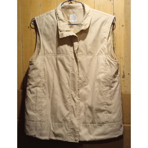 Blouson Femme - " Camaïeu " - Sans Manches - Beige - Taille M