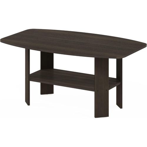 Kgabery-Coffee Table In Simple Design,Dark Brown