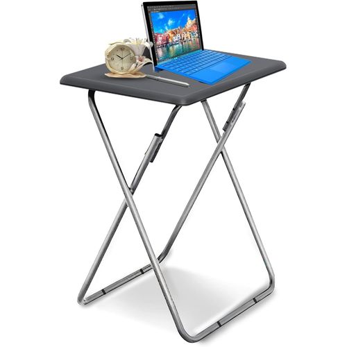 Kgabery-Small Folding Table,Side Table,Tv Tray Table,Folding Table For Balcony,Outdoor Camping,Sofa Table,Side Table,Laptop Table For Small Space,Living Room,