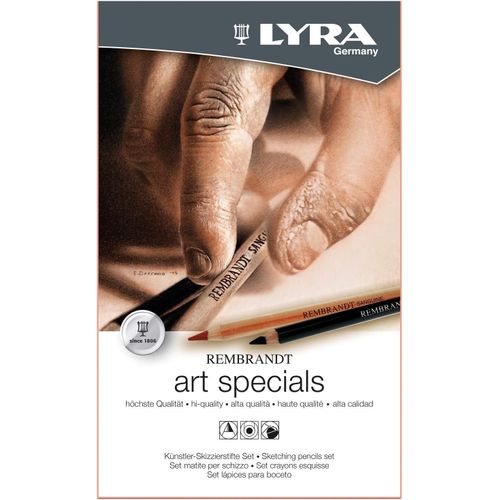 Kgabery-Rembrandt Art Special-Metal Box Of 12 Drawing Pencils