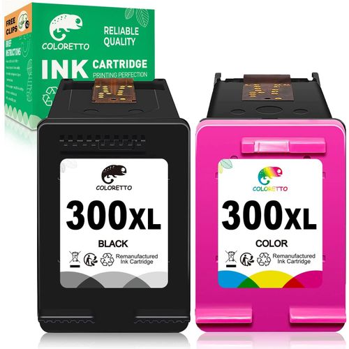 KGABERY-300 Xl Remanufactured Ink Cartridges For Hp 300Xl For Hp Photosmart D110A D110B C4600 C4635 C4640 C4680 C4740 C4750 C4780 Deskjet D2560 F2400 F2410 F2410 F22 480 Envy 100 110 Printer