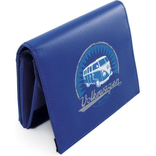 KGABERY-Vw Collection-Volkswagen Combi Bus T1 Camper Van Wallet,Heavy Duty Truck Plan Wallet (Tarpaulin) With Compartments For Coins And Cards