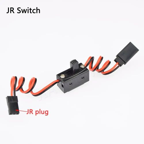 Commutateur Jr - Boîtier D'alimentation Récepteur Avec Support De Batterie Aa, Interrupteur Marche/Arrêt, Prise Futaba, Jr, Jst, Avion Rc, Voiture, Bateau, Bricolage