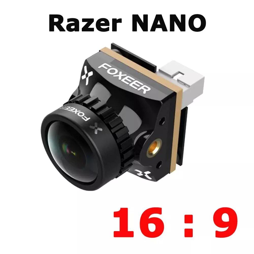 Nano 16 9 Noir 1.8 - Foxeer Arrow Mini 2.1mm 600tvl 1/3 Ccd Pal Ntsc Ir Block Fpv Camera With Osd 9.5g For Fpv Rc Drones With Camere Quadcopter-Générique