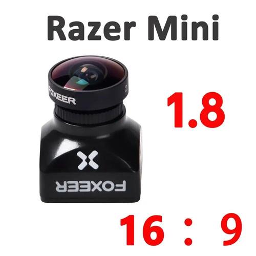 Mini 16 9 Noir 1.8 - Foxeer Arrow Mini 2.1mm 600tvl 1/3 Ccd Pal Ntsc Ir Block Fpv Camera With Osd 9.5g For Fpv Rc Drones With Camere Quadcopter-Générique