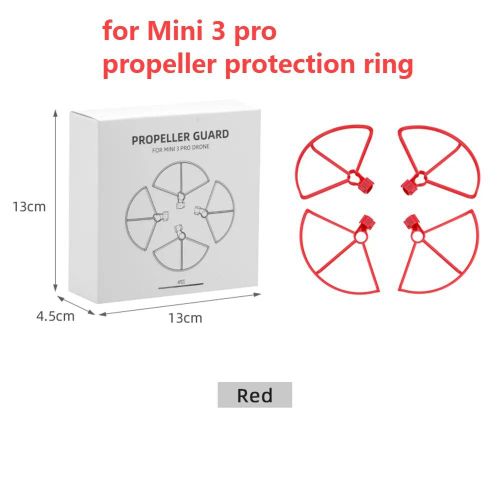 Rouge De Type1 - Garde D'hélice Pour Drone Dji Mini 3 Pro, Accessoires À Dégagement Rapide, Lame Légère, Ventilateur D'aile, Couvercle De Protection Du Pare-Chocs-Générique
