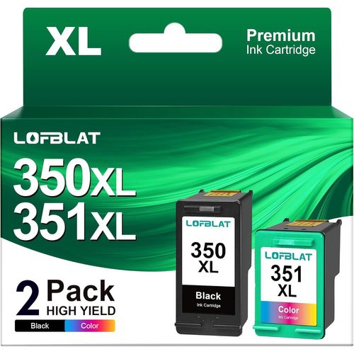 KGABERY-350Xl 351Xl Ink Cartridges Replacement For Hp 350 351 Deskjet D4260 D4360 D5360 Officejet J5780 J6410 Photosmart C4280 C4380 C4480 C4580 C5180 C5280