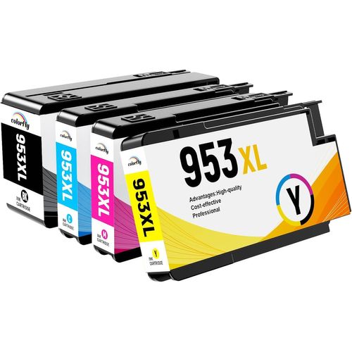 KGABERY-953 Xl New Chip Compatible Ink Cartridges For Hp 953 953Xl Multipack Compatible With Hp Officejet Pro 7720,Officejet Pro 7240 8210 8720 8710 7730 8218 8715