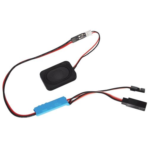 Avec une petite corne - Haut-parleur sonore de simulation de moteur diesel RC, petit haut-parleur à klaxon, télécommande, voiture, bateau, avion, modèle de bricolage, entrée 5-8.4V, 2W