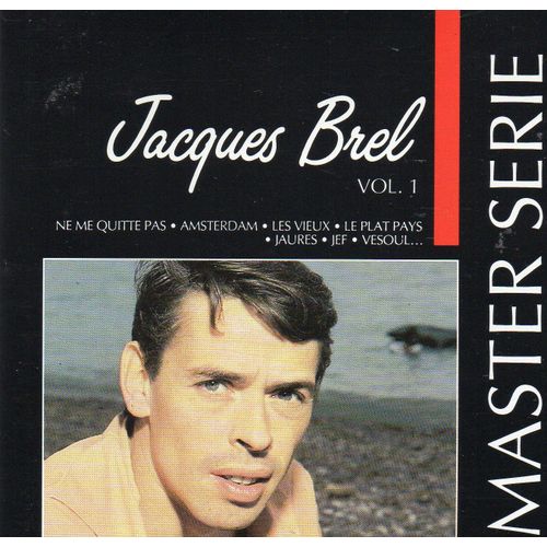 Jacques Brel "Ne Me Quitte Pas" Cd Album - Master Série Vol. 1 - Polygram - 1991