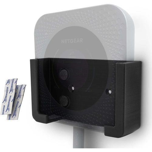 anwxai-Support Mural Pour Routeur Noir Avec Insert En Feutre Compatible Avec Netgear Nighthawk M1 M2 M5 Mr1100 Mr5200