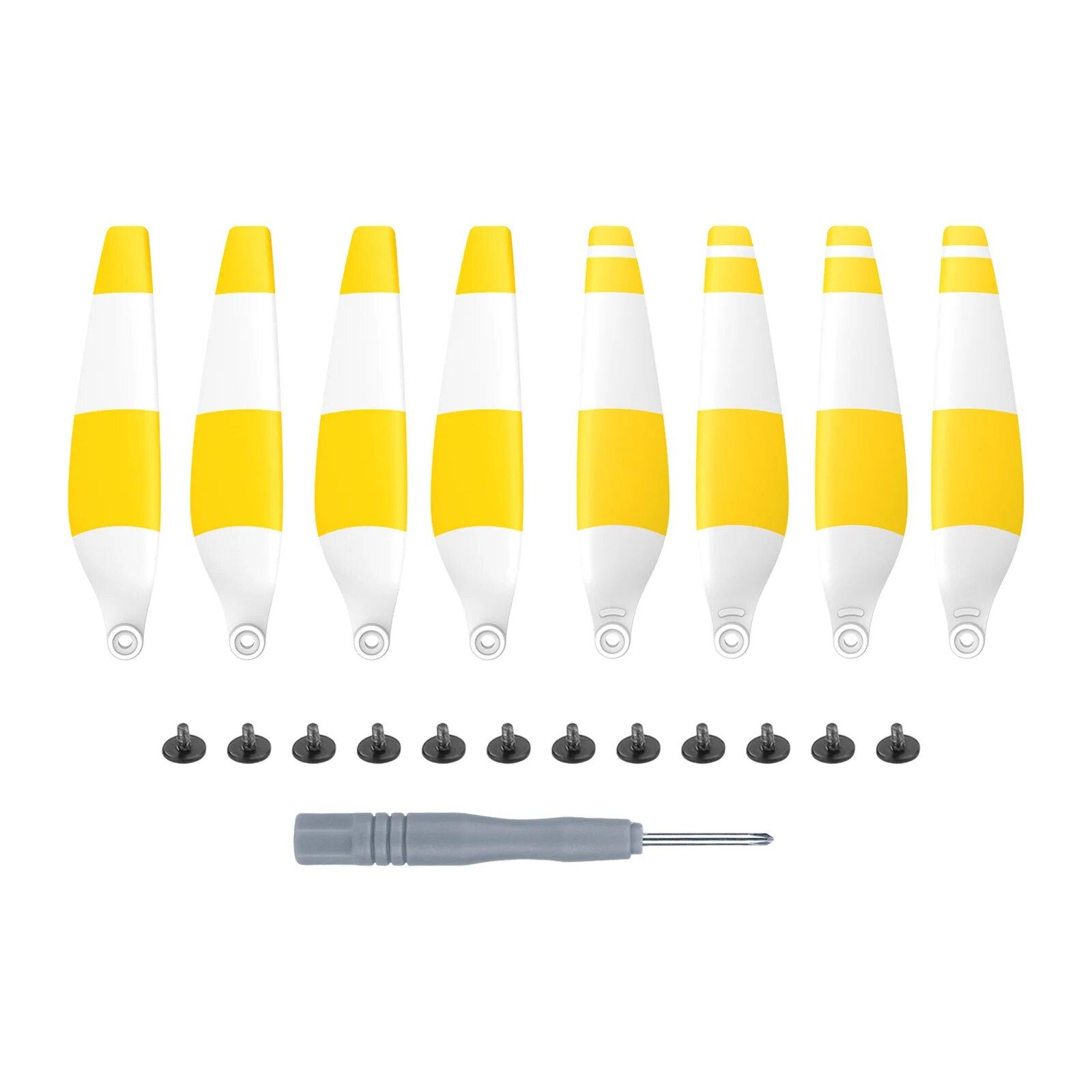 4 Paires Jaune Blanc - Hlice De Remplacement Pour Dji Mini ...