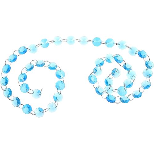 anwxai-Guirlande De Perles Octogonales Verre Décoration Suspendue Pour Rideaux Et Portes Ambiance