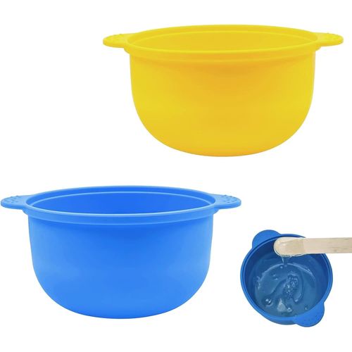 Yemaesre-Bol De Cire, Pot De Cire En Silicone, Pot De Cire Amovible, Pot Chauffe Cire En Silicone, Bol D'épilation En Silicone, Pot De Cire De Rechange Pour Bol De Cire Fondante, Pour La Plupart Des
