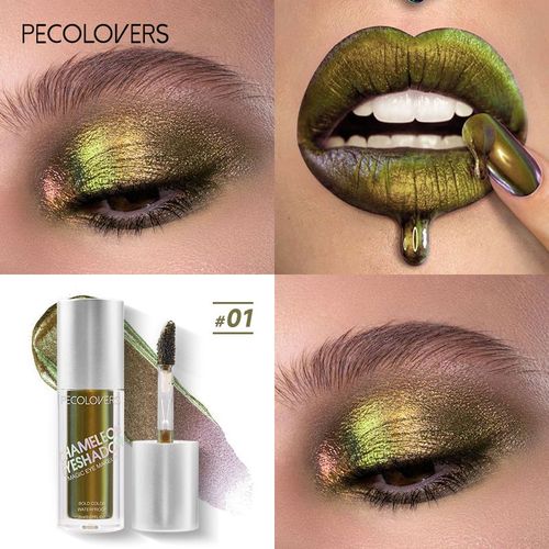 Fard À Paupières Caméléon Liquide Métallique,Looks Multidimensionnels Pour Les Yeux,Fard À Paupières Multicolore À -F997071637 
