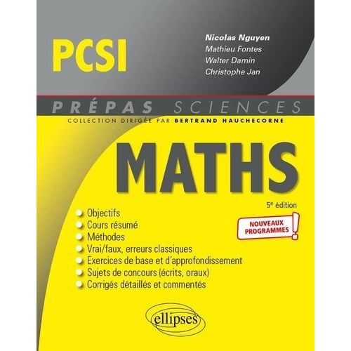 Mathématiques Pcsi
