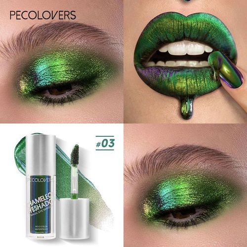 Fard À Paupières Caméléon Liquide Métallique,Looks Multidimensionnels Pour Les Yeux,Fard À Paupières Multicolore À -C363424168 