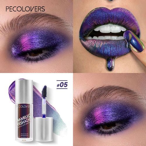 Fard À Paupières Caméléon Liquide Métallique,Looks Multidimensionnels Pour Les Yeux,Fard À Paupières Multicolore À -F285442858 