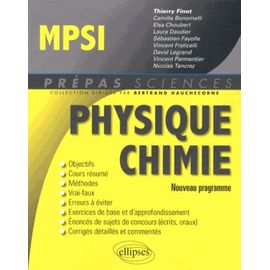 Physique Chimie Mpsi