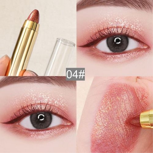Bâtons De Fard À Paupières Multicolores Bruns Dorés Brillants,Reflets Pour Les Yeux,Bâtons De Fard À Paupières -E793242169 