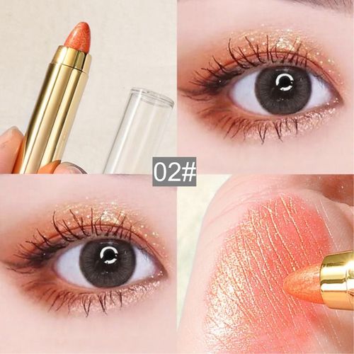 Bâtons De Fard À Paupières Multicolores Bruns Dorés Brillants,Reflets Pour Les Yeux,Bâtons De Fard À Paupières -F342096464 