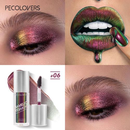 Fard À Paupières Caméléon Liquide Métallique,Looks Multidimensionnels Pour Les Yeux,Fard À Paupières Multicolore À -B881406939 