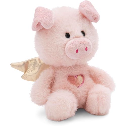 YEMAESRE-La Piggie Peluche, Motifs DAnge Gardien Et De Cochon, 28 Cm, Dans Une Boîte Cadeau, Rose, Douce, Mignonne, Pour Câliner Et Jouer, Excellente Idée De Cadeau, Pour Enfants Et Adultes - 61451
