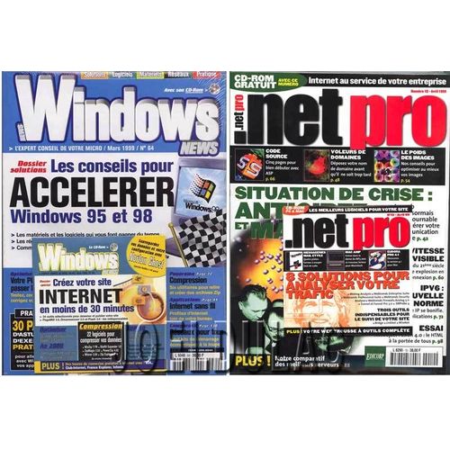 Windows News N° 64 : Les Conseils Pour Accelerer Windows 95 Et 98