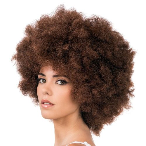 Perruque Afro Jackson Cheveux Crépus Acajou Adulte
