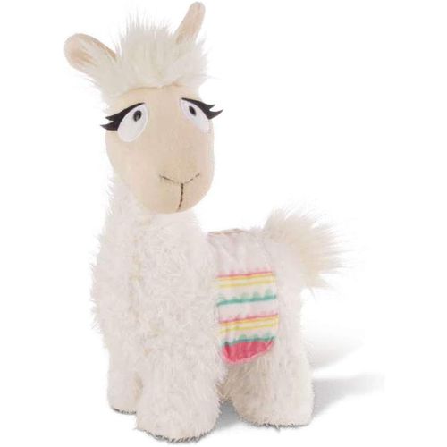 YEMAESRE-La18 Peluche Dalia La Lama 32Cm Avec Sa Selle, Ni42248