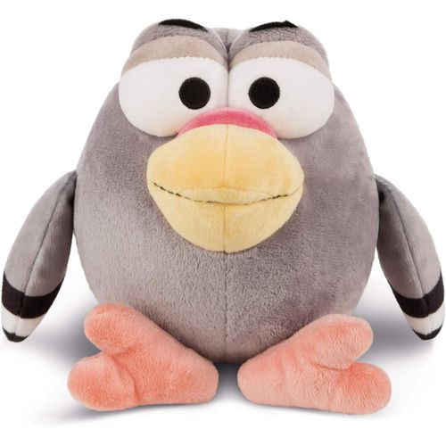 YEMAESRE-44243 Pigeon Les Guanos Doudou En Peluche, 22 Cm, Gris (Paf Le Chien)