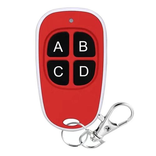 Duplicateur de clonage universel, télécommande de clé 433MHZ 433.92MHZ, Code roulant d'apprentissage fixe pour porte de Garage--Rouge