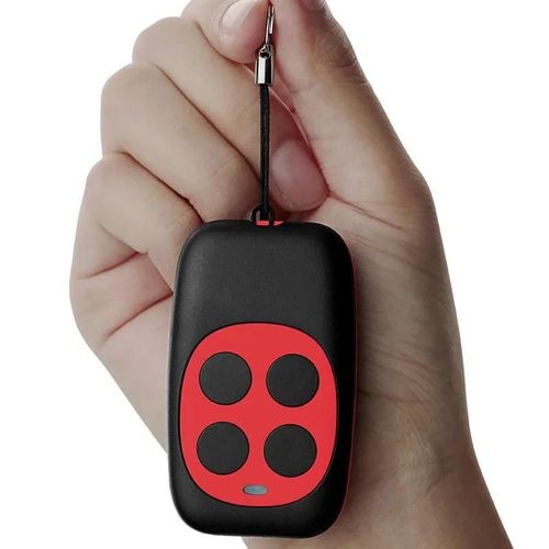 Duplicateur de télécommande de porte de Garage 433MHz 433.92MHz, pince de Code Clone, porte-clés, transmetteur manuel de commande--Rouge