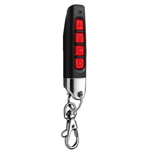 Ouvre-porte de Garage télécommandé 433MHZ, duplicateur de télécommande, apprentissage du Clone, Code roulant, 4 clés--Red