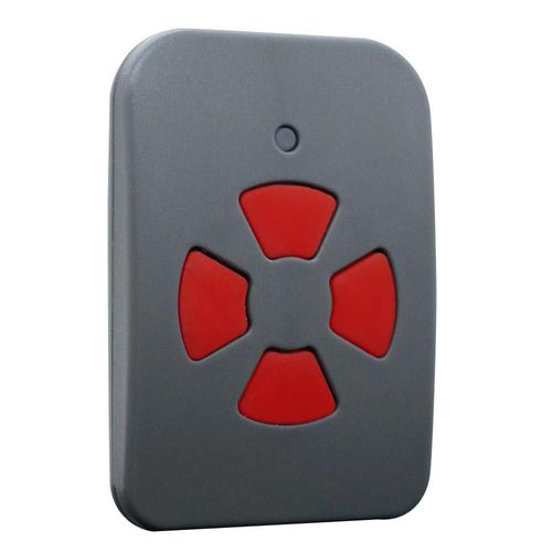 Télécommande universelle pour portail de garage, 433MHz, 433MHz, 433.92MHz, code des partenaires, contrôleur de porte-clés, émetteur clone avec commutateur de plantation 8/10--4 Button Red