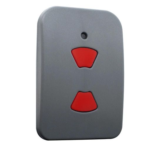 Télécommande universelle pour portail de garage, 433MHz, 433MHz, 433.92MHz, code des partenaires, contrôleur de porte-clés, émetteur clone avec commutateur de plantation 8/10--2 Button Red