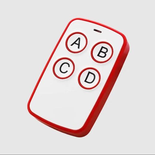 Ouvre-porte de Garage électrique, copie automatique 433MHz, télécommande, duplicateur, Code de clonage, transmetteur à 4 touches--Rouge
