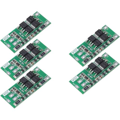 Yemaesre-5pcs 2s 20a 7.4v 8.4v 18650 Lithium Battery Protection Board Bms Balance Version