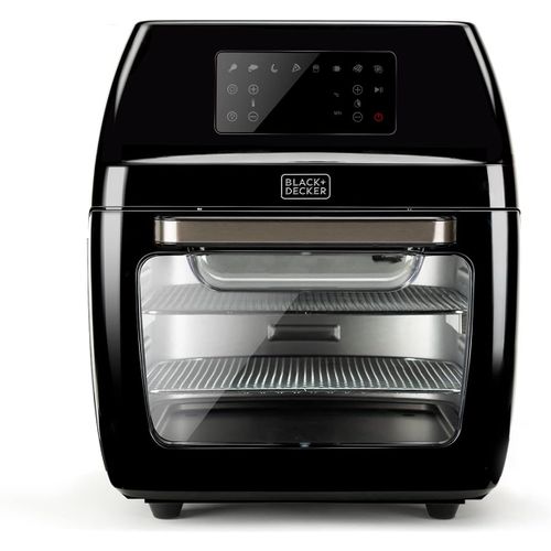 YEMAESRE-Bxafo1200E - Friteuse Sans Huile Combiné Four 1700W, 12L, Température Régulable 40º-200ºc, 8 Programmes Prédéfinis, Porte Transparente, Lavable Au Lave-Vaisselle, Accessoires Multiples