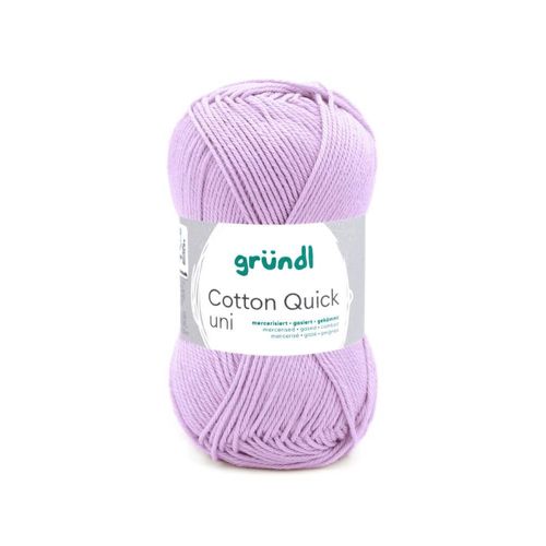 Fil À Tricoter Cotton Quick Uni - Gründl - Ppsc - Certifié Oeko-Tex. Color : 160 Violet