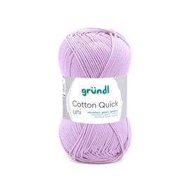 Fil À Tricoter Cotton Quick Uni - Gründl - Ppsc - Certifié Oeko-Tex. Color : 160 Violet